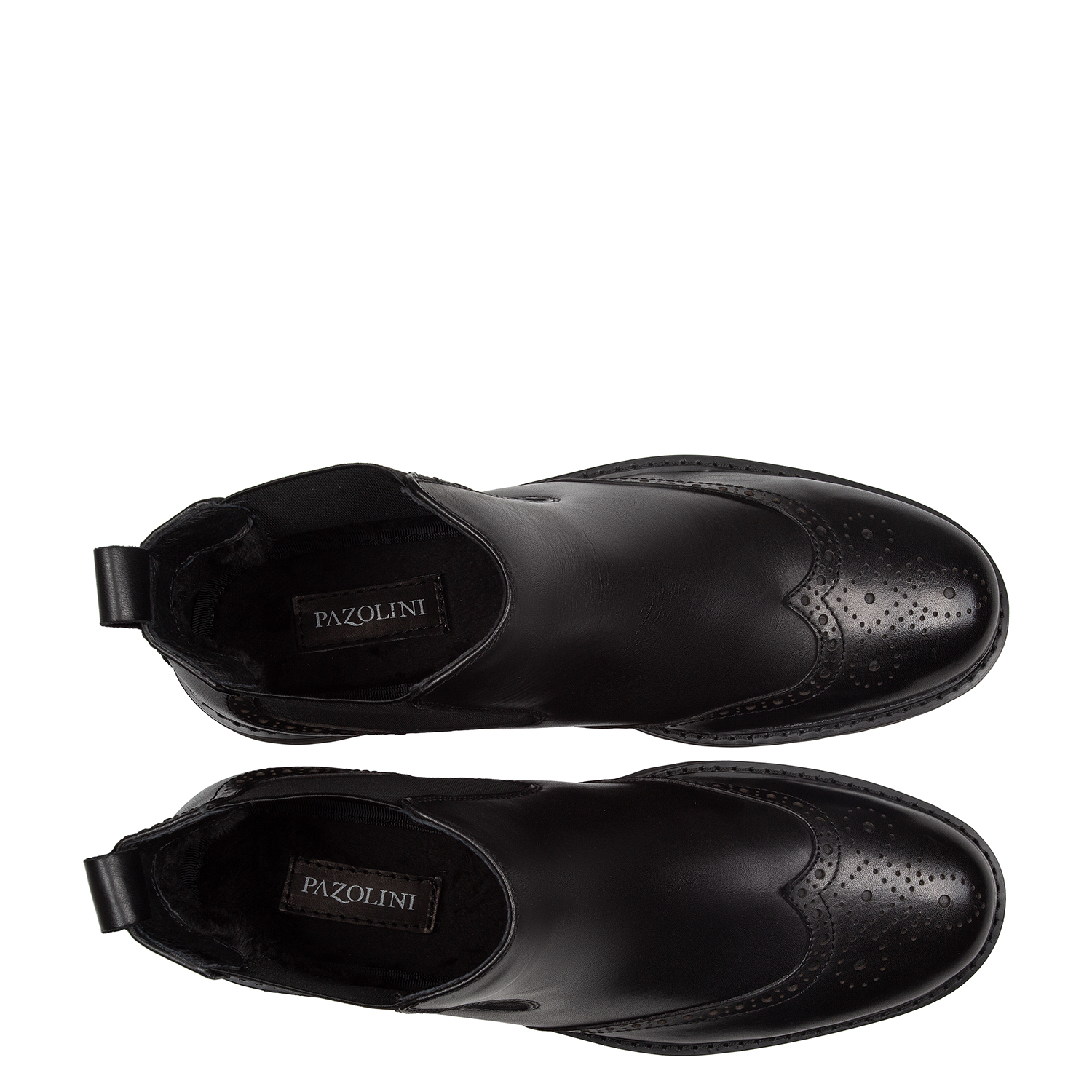 Зимние ботинки Челси из натуральной кожи с эластичной вставкой PAZOLINI CF-X1871-1