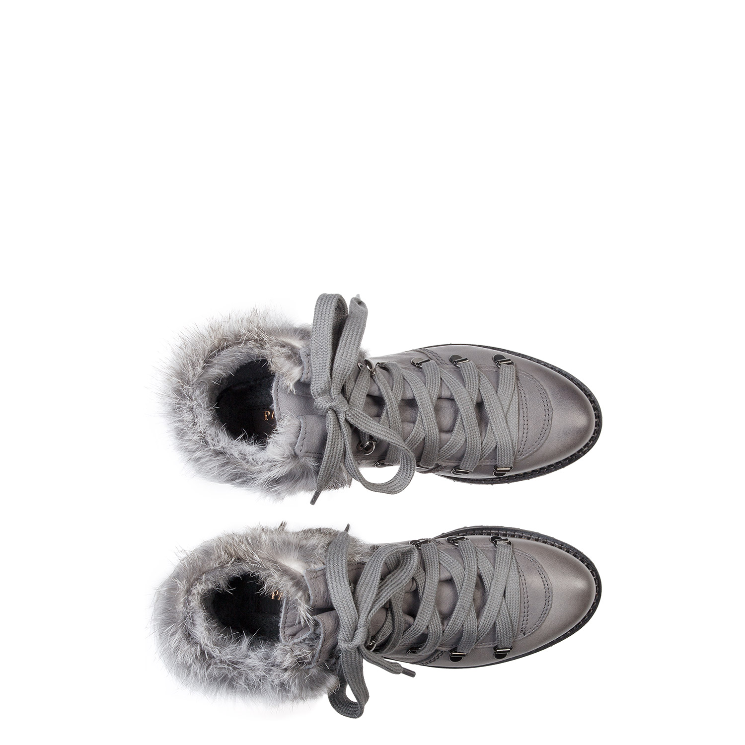 Зимние ботинки из натуральной кожи с меховой отделкой PAZOLINI EL-X7151-10