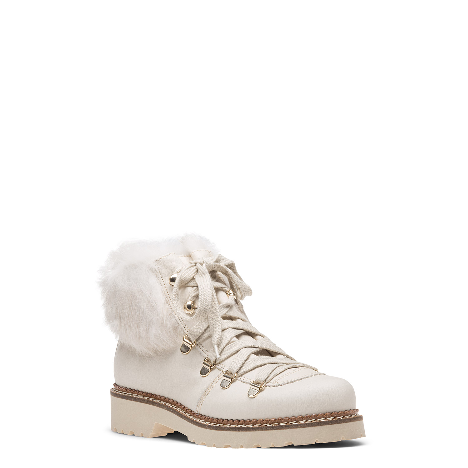 Зимние ботинки из натуральной кожи с меховой отделкой PAZOLINI EL-X7151-17
