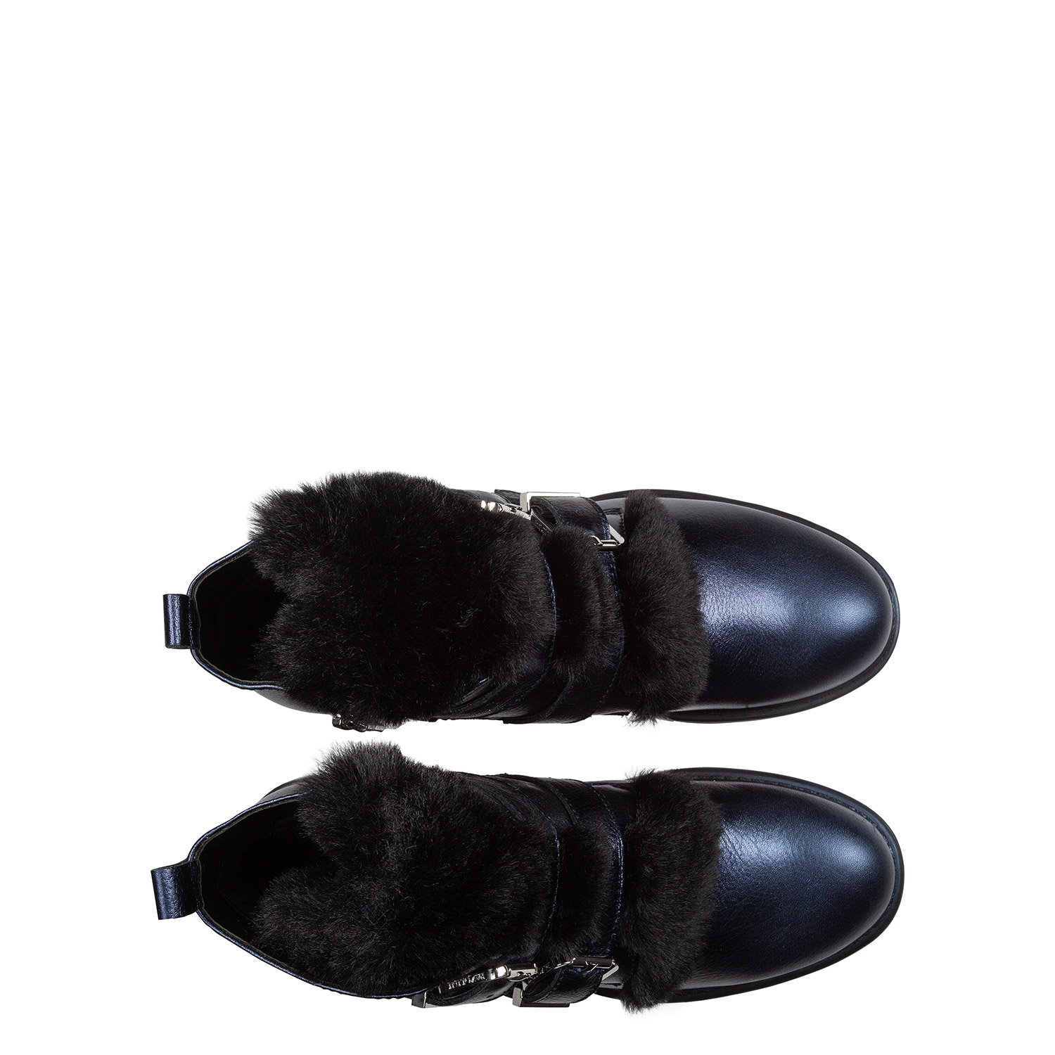 Зимние ботинки из натуральной кожи и экомеха PAZOLINI JH-ERC7-6