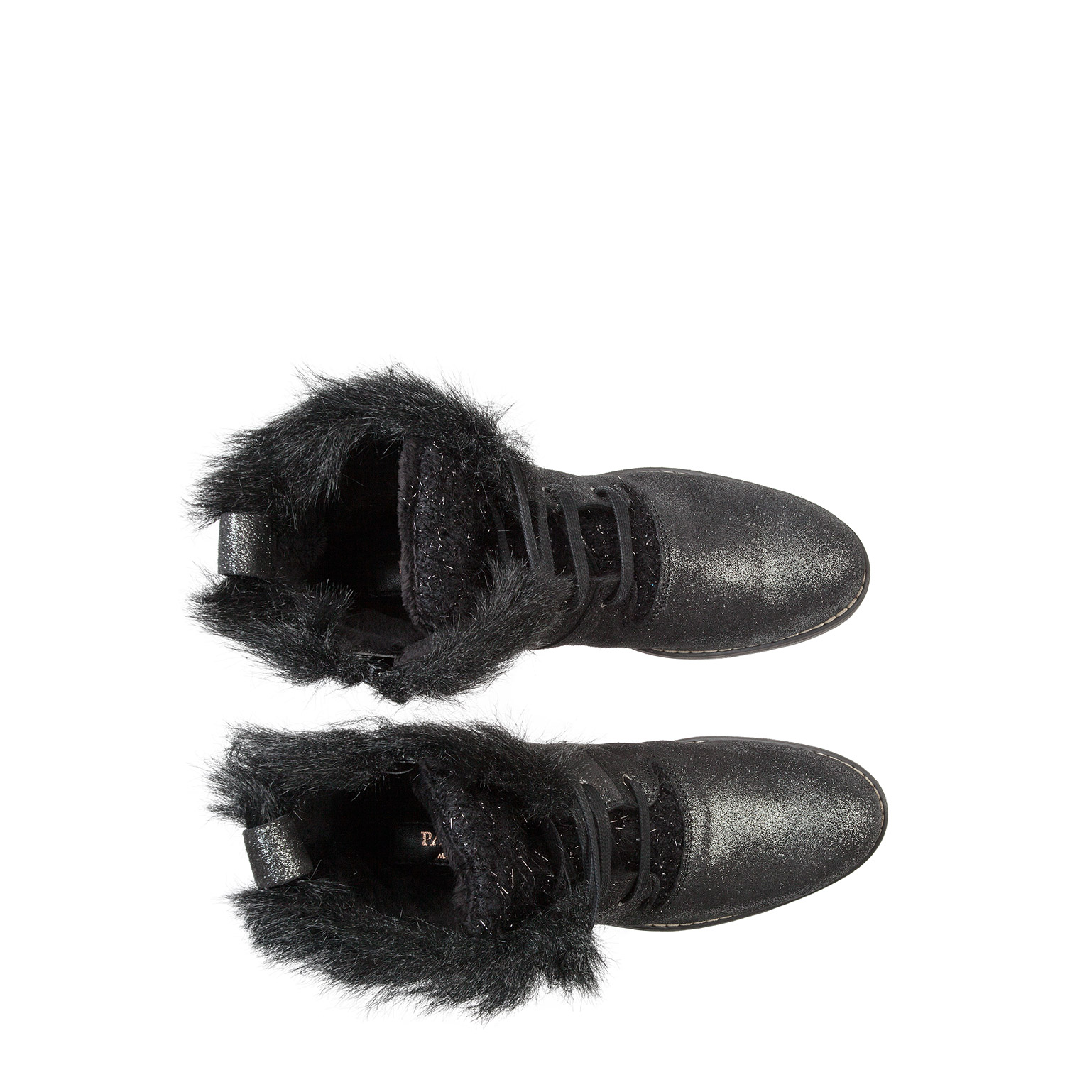 Зимние ботинки из замши и текстиля PAZOLINI SW-SNW7-8