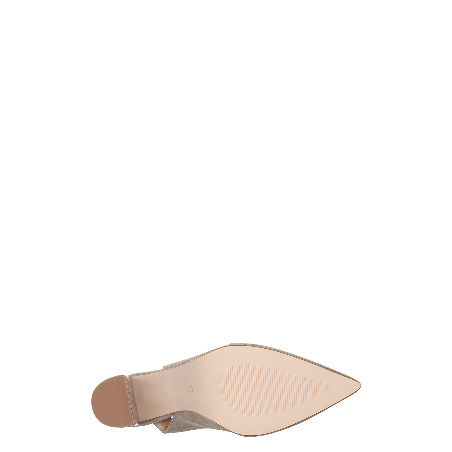 Туфли из натуральной замши с открытой пяткой PAZOLINI AM-X3923-26
