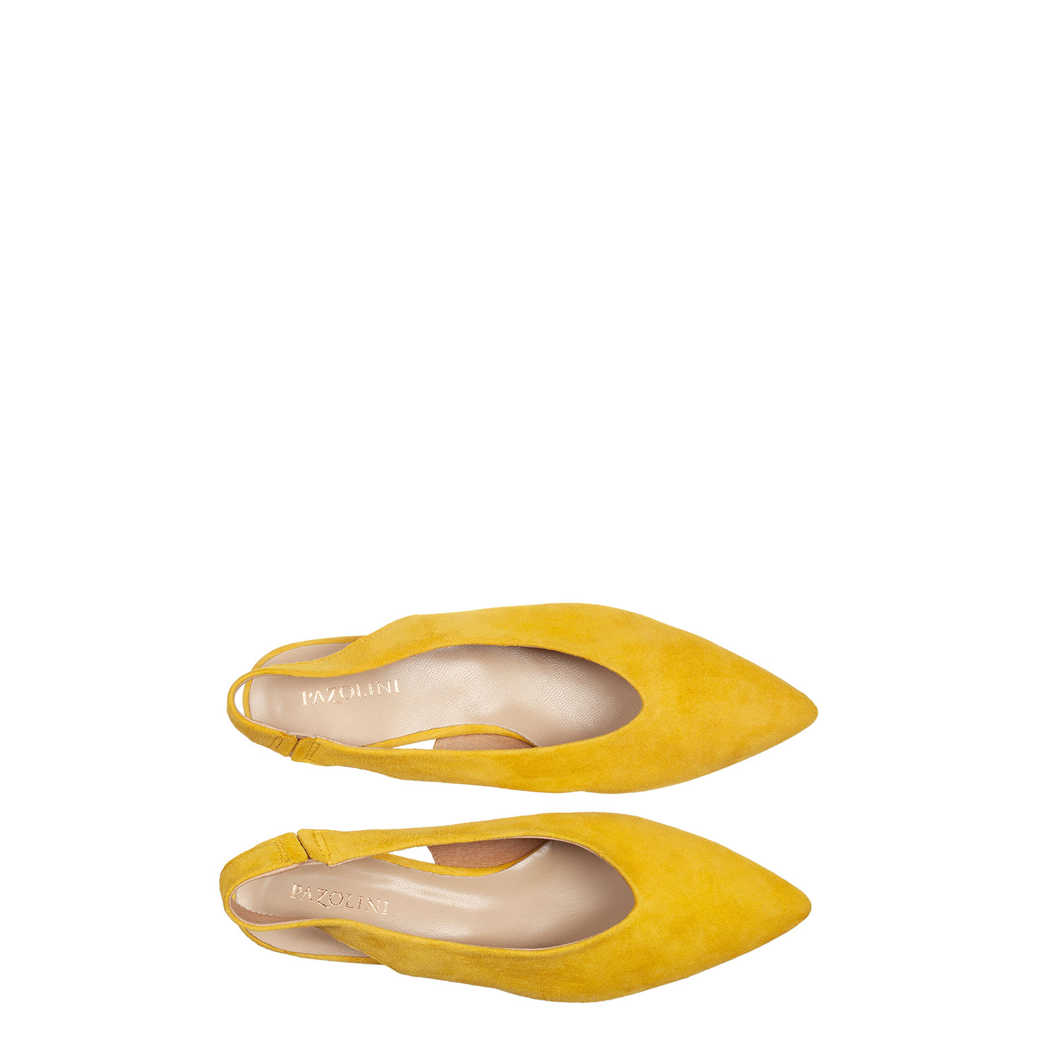 Туфли из натуральной замши с открытой пяткой PAZOLINI AM-X4102-13