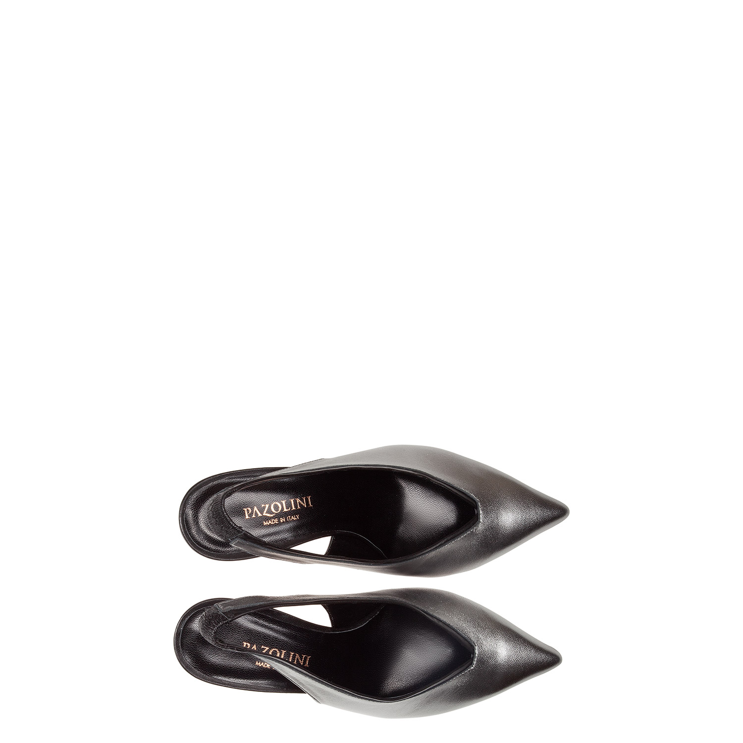 Туфли из натуральной кожи с открытой пяткой PAZOLINI DF-X2173-8