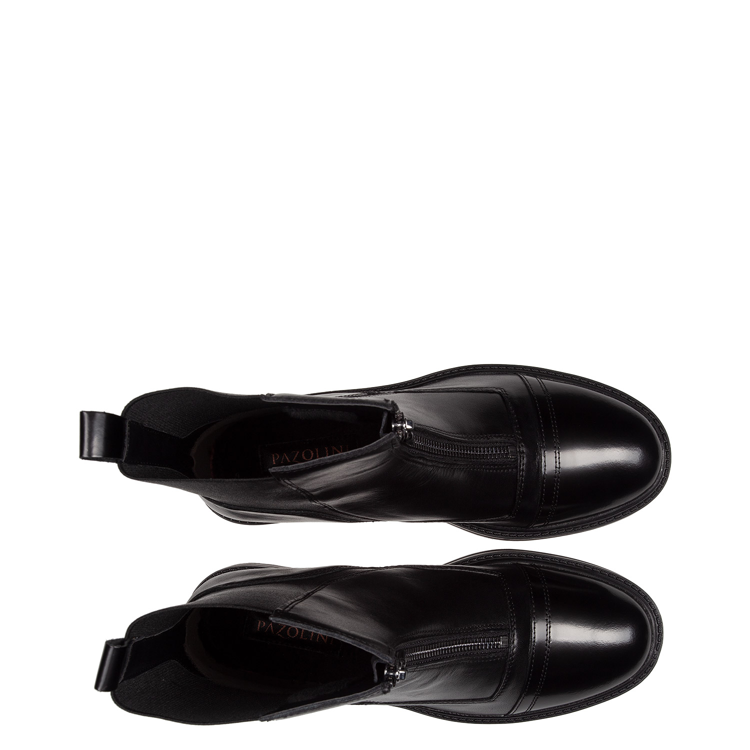 Зимние ботинки из натуральной кожи и с эластичной вставкой PAZOLINI FG-ANN11-1N