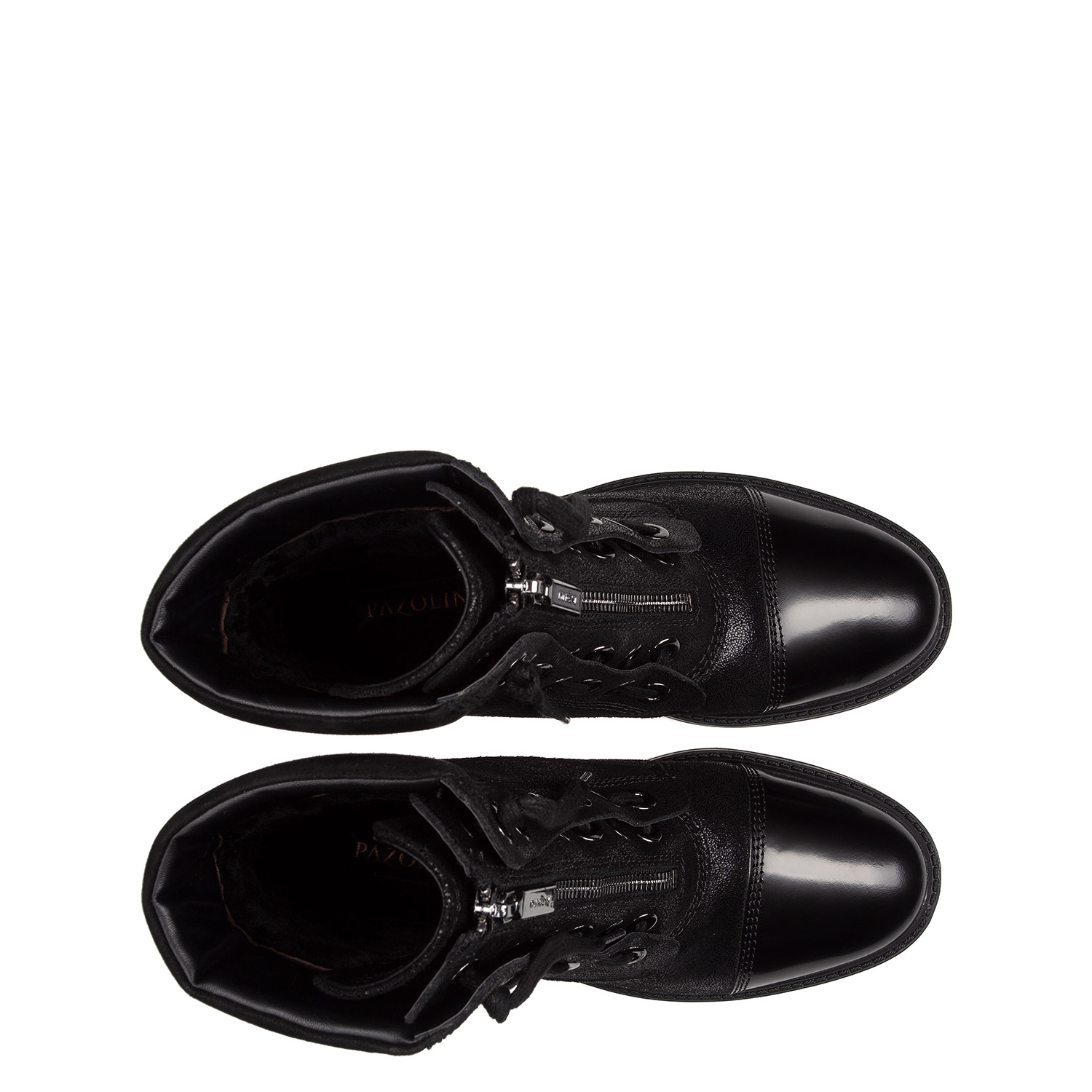 Кожаные ботинки с натуральным мехом PAZOLINI FG-ANN2-1M