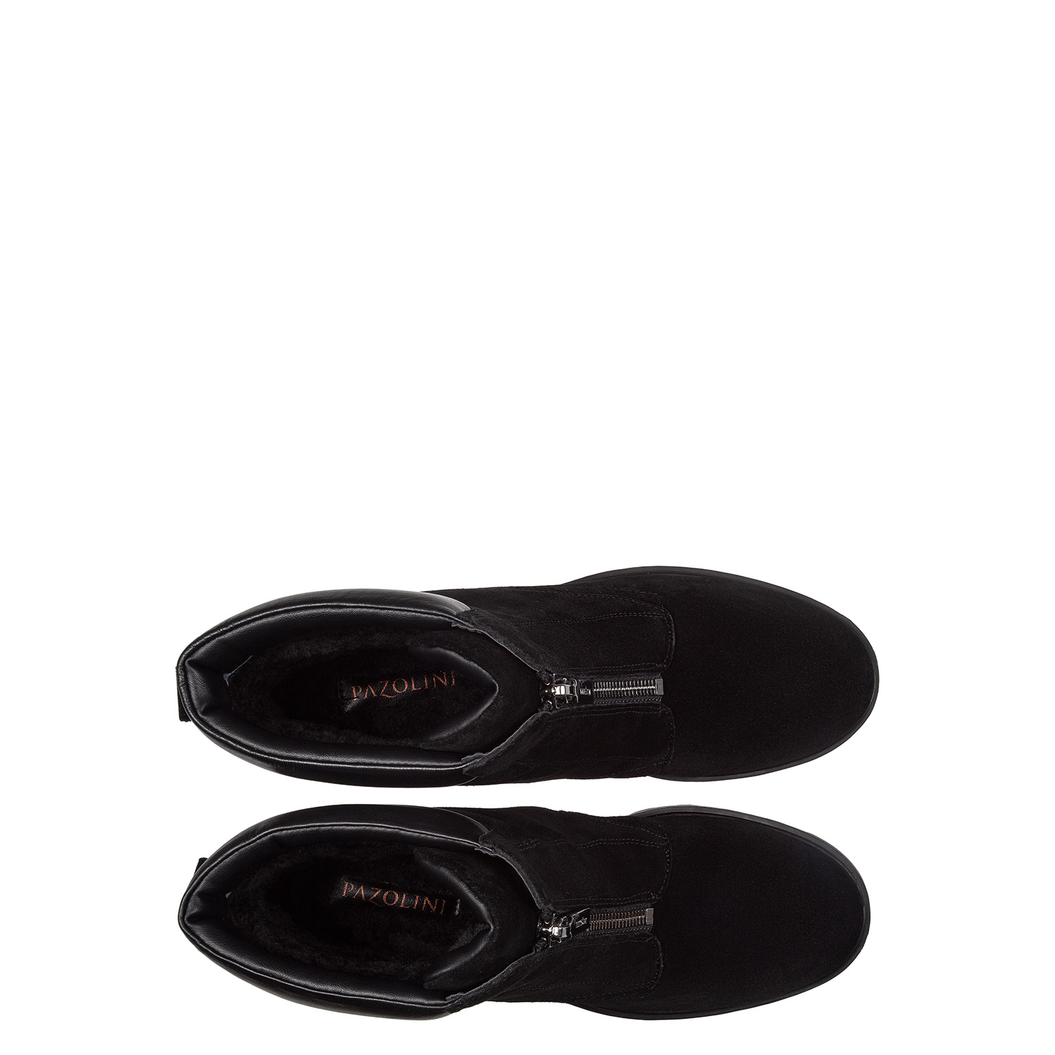 Замшевые ботинки с натуральным мехом PAZOLINI FG-DAP7-1M
