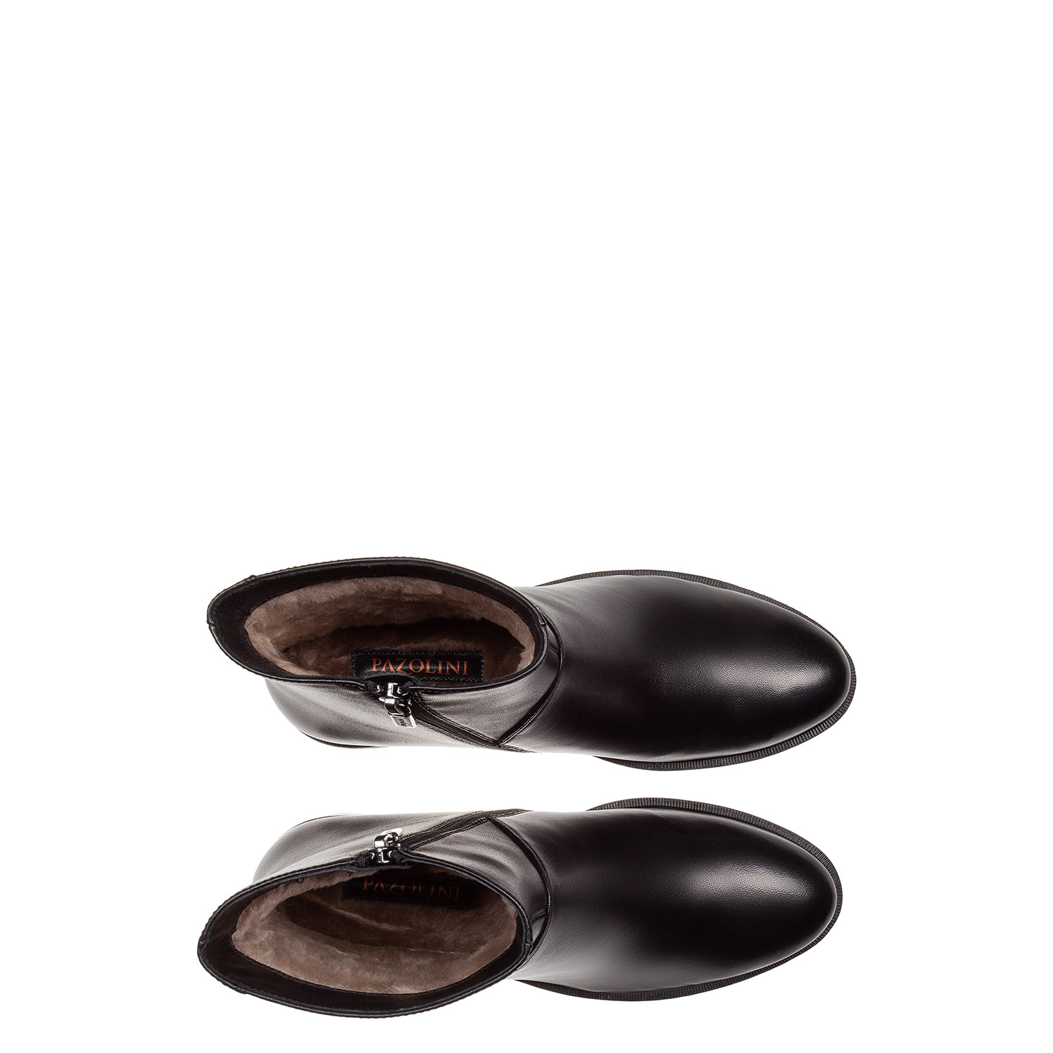 Кожаные ботинки с натуральным мехом PAZOLINI FL-EFM10-1