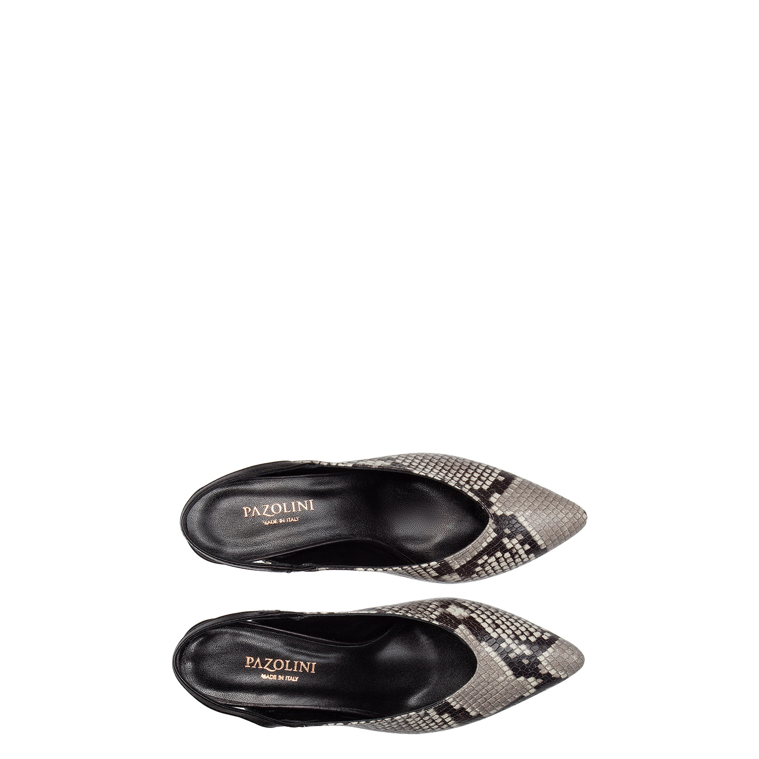 Туфли из натуральной кожи с открытой пяткой PAZOLINI GC-X9000-19