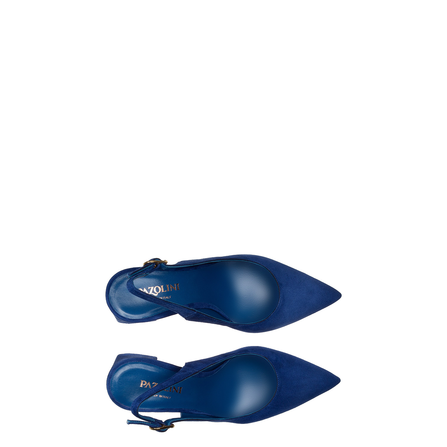Туфли из натуральной замши с открытой пяткой PAZOLINI ID-X3080-6