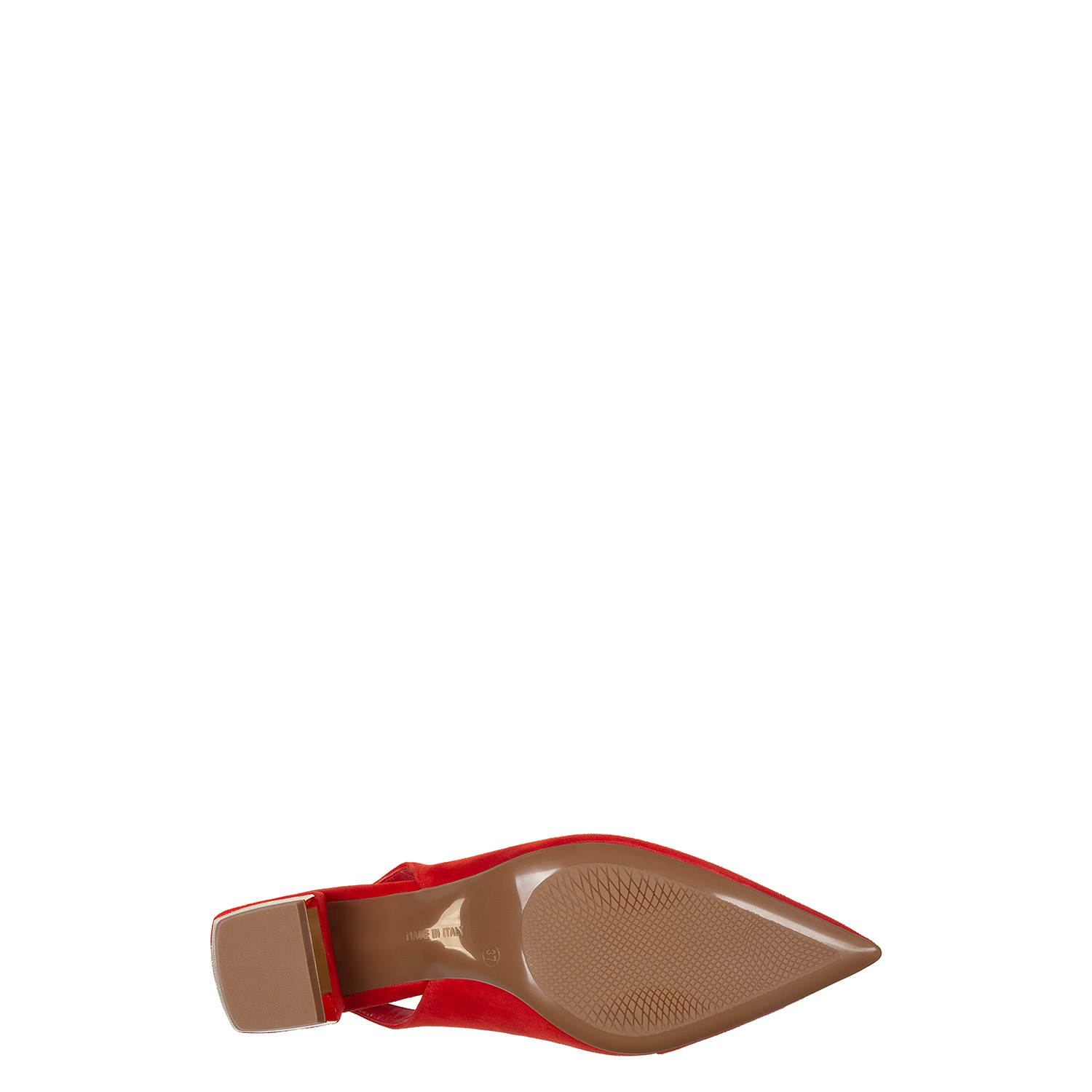 Туфли из натуральной замши с открытой пяткой PAZOLINI ID-X3120-5