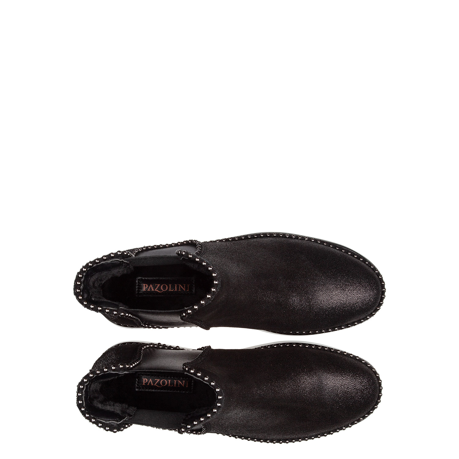 Зимние ботинки Челси из натуральной кожи и с эластичной вставкой PAZOLINI JH-ABR19-1