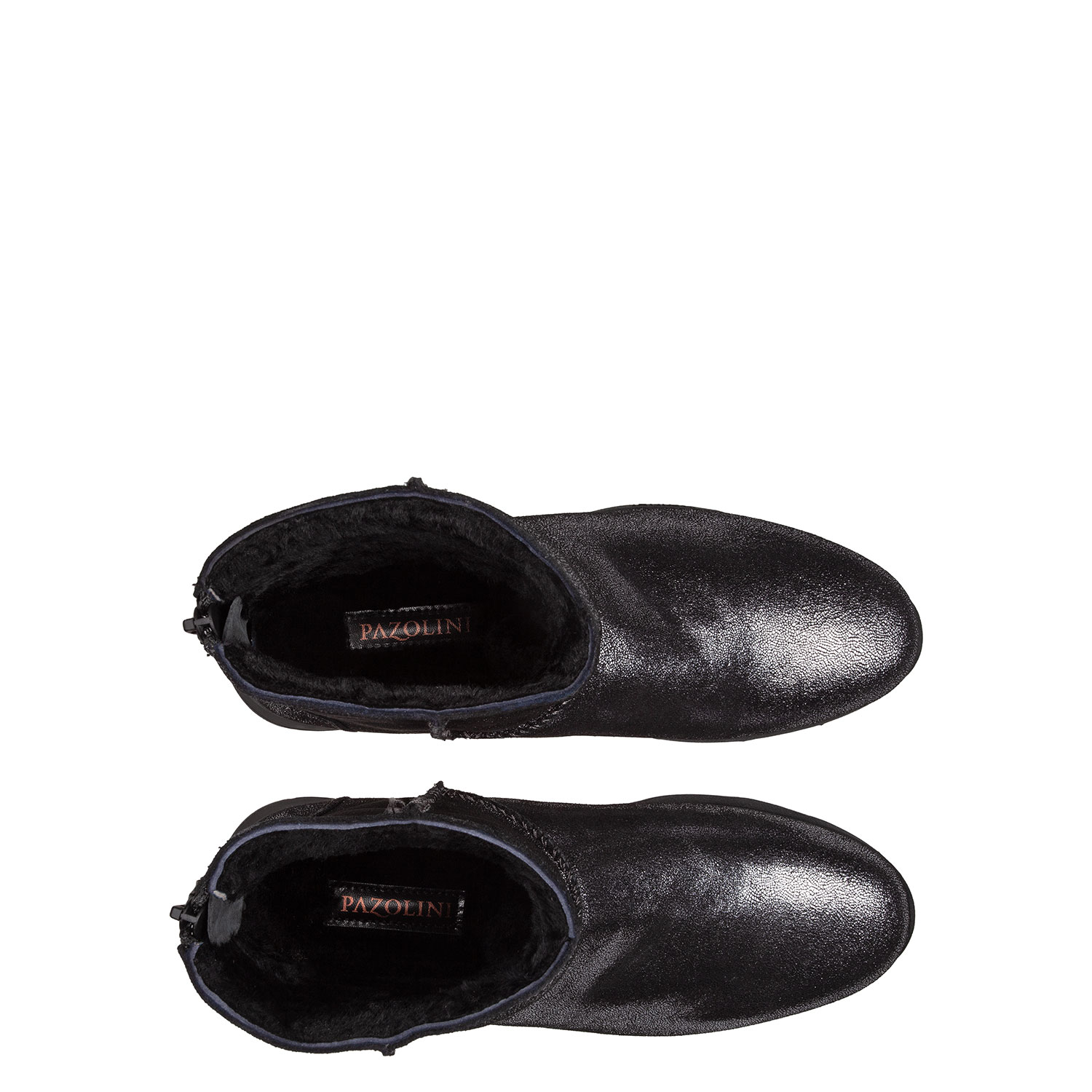 Кожаные ботинки с натуральным мехом PAZOLINI JH-ENA5-8