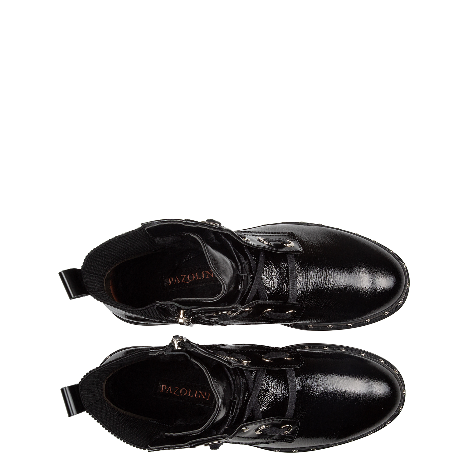 Зимние ботинки из натуральной кожи и текстиля PAZOLINI JH-ERC26-1