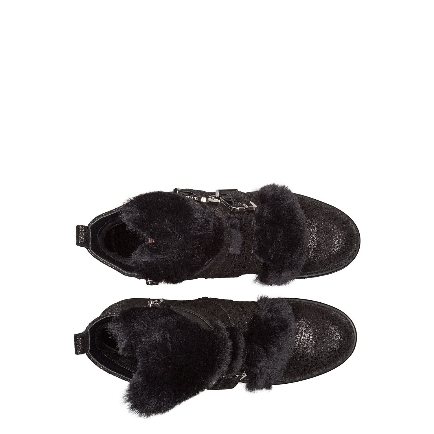 Зимние ботинки из натуральной кожи с экомехом PAZOLINI JH-ERC7-1ML