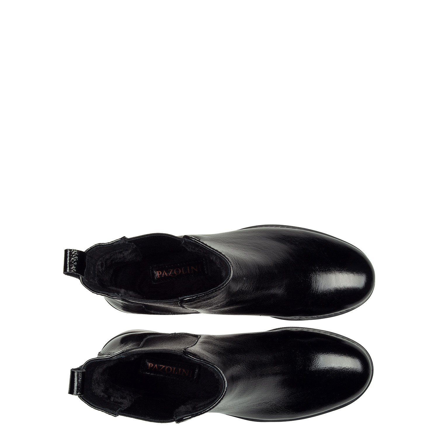 Зимние ботинки Челси из натуральной кожи и с эластичной вставкой PAZOLINI JH-ILM5-1