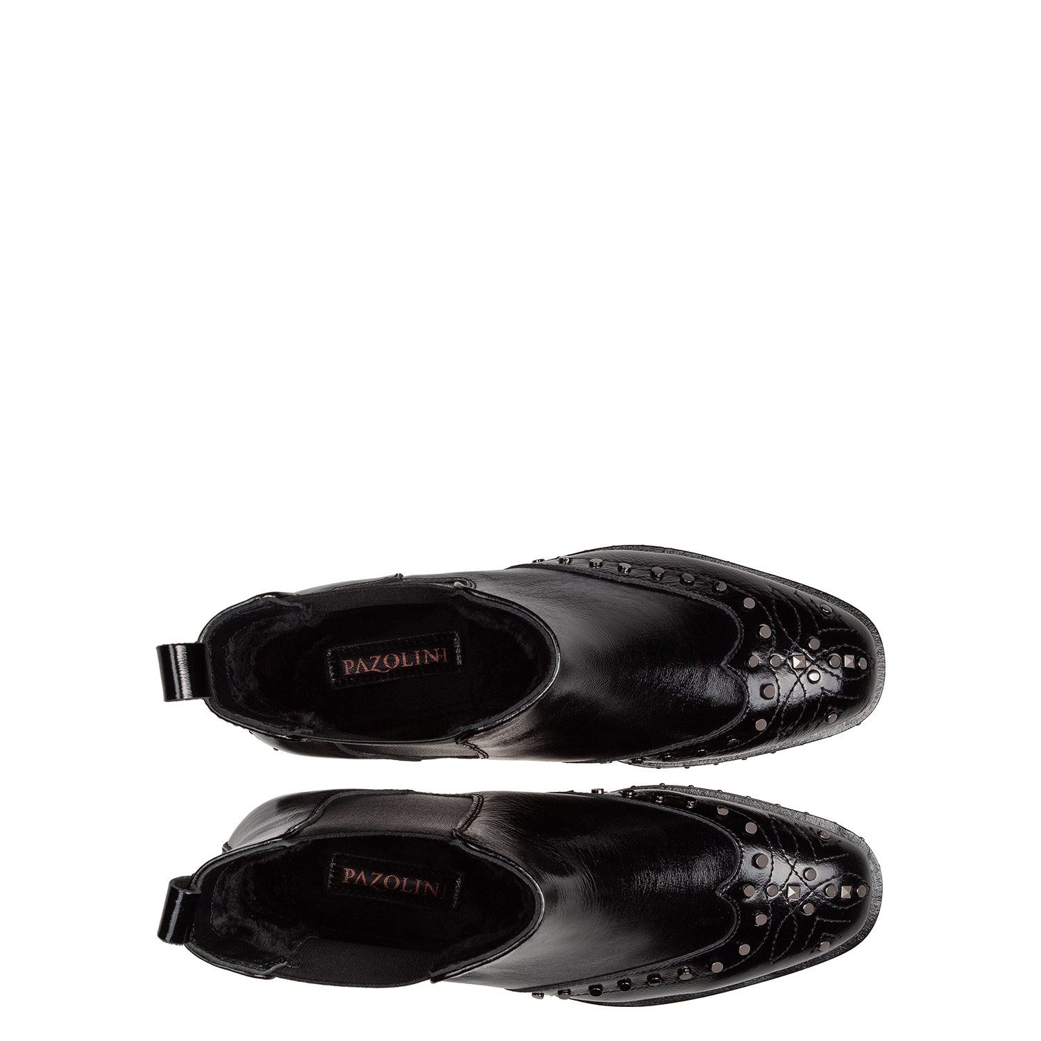 Зимние ботинки Челси из натуральной кожи и с эластичной вставкой PAZOLINI JH-TAM1-1
