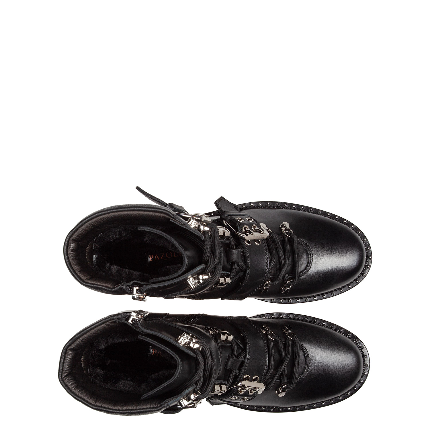 Зимние ботинки из натуральной кожи PAZOLINI JH-THE1-1