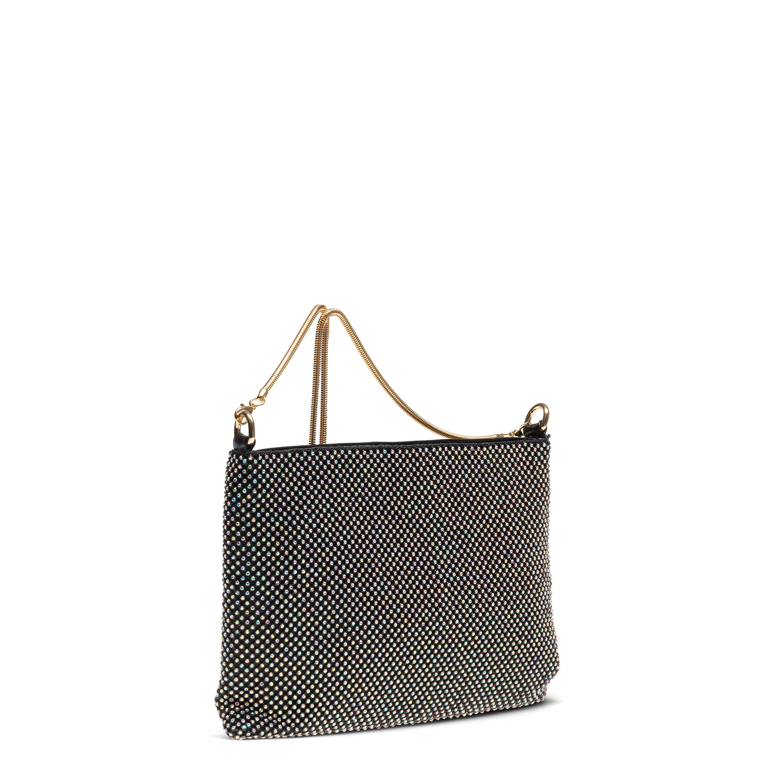 Маленькая сумка из текстиля со стразами PAZOLINI JI-X6422-19