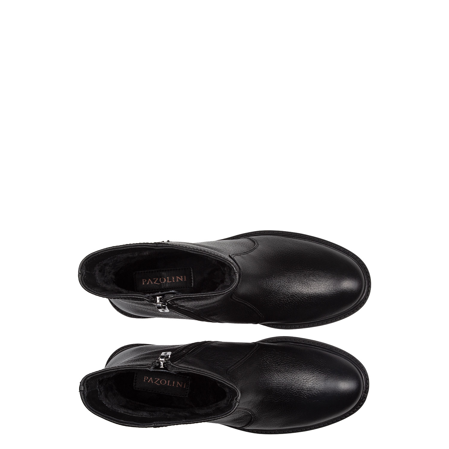 Зимние ботинки Челси из натуральной кожи и с эластичной вставкой PAZOLINI OO-YVO14-1