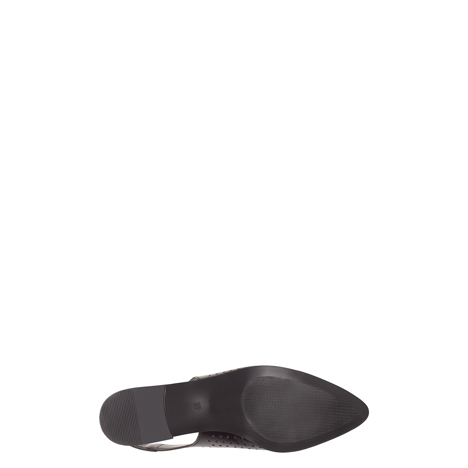 Туфли из натуральной кожи с перфорацией и открытой пяткой PAZOLINI SI-X5603-1PR