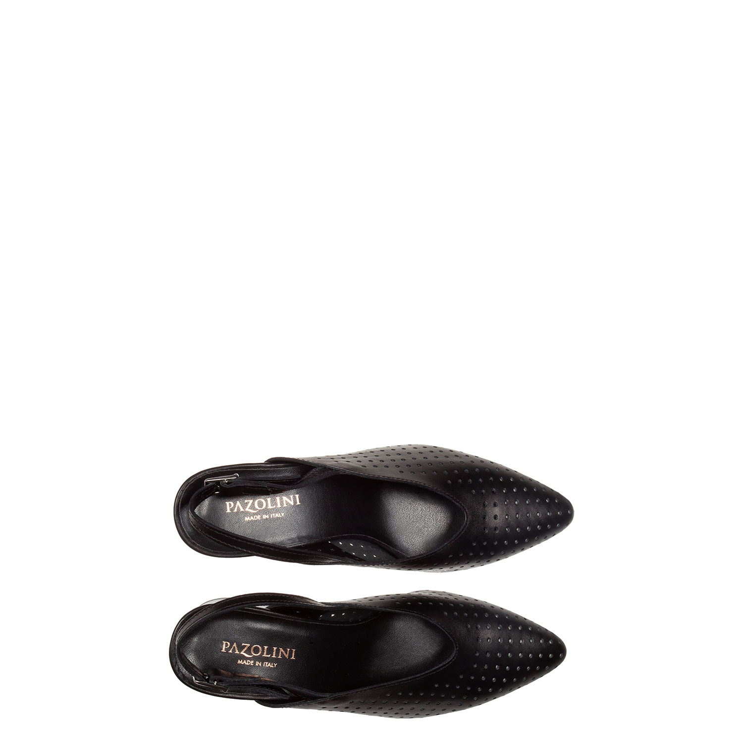 Туфли из натуральной кожи с открытой пяткой PAZOLINI SI-X7404-1PR