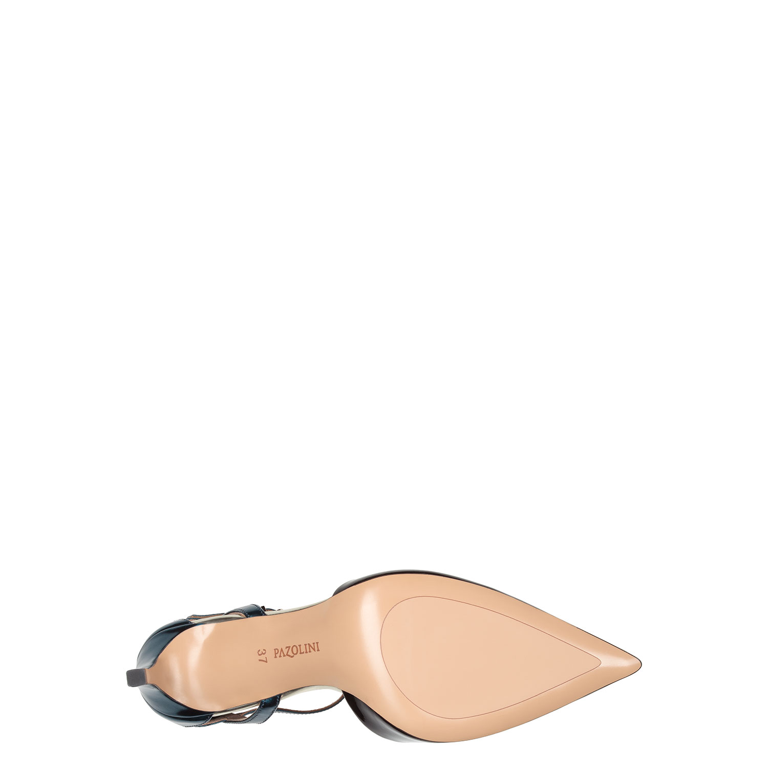 Туфли из натуральной лаковой кожи с кожаными элементами PAZOLINI WN-ROR4-20